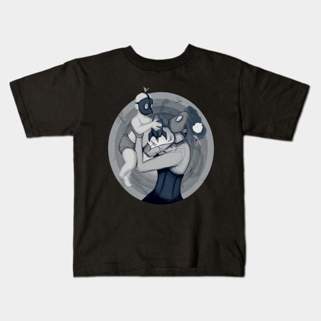 Nocturnal 5 Kids T-Shirt by LVBart